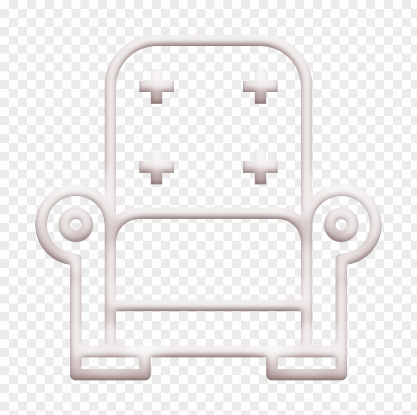 Home Equipment Icon Armchair Chair PNG