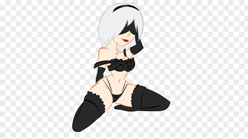 Motoko Shoe Black Hair Cartoon Character PNG