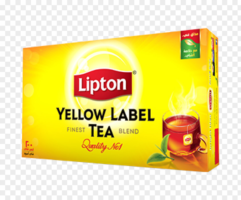 Tea Green Lipton Bag Black PNG