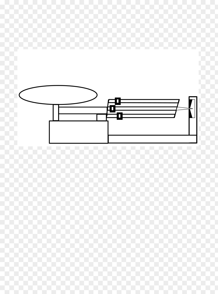 Triple Beam Balance Bar Clip Art PNG