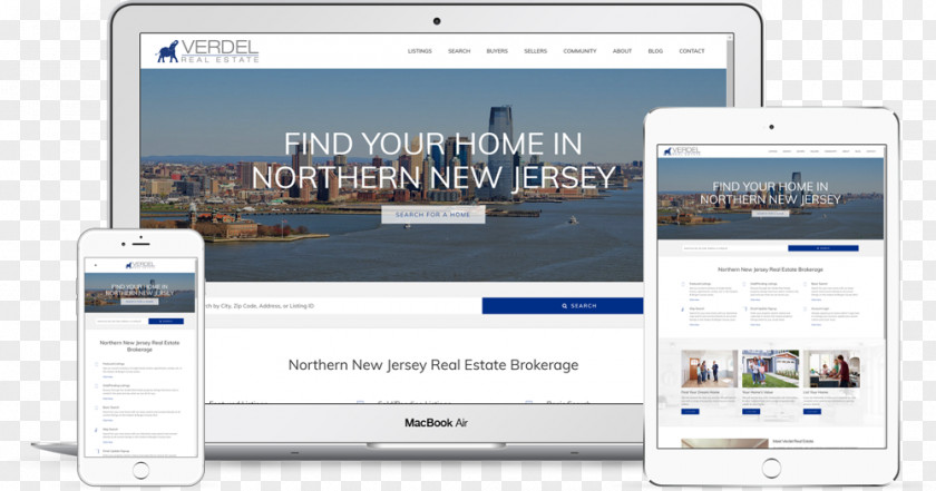 Verdel Real Estate Agent Web Project PNG