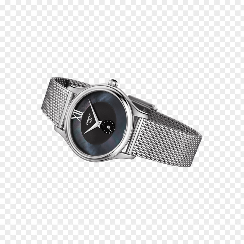 Watch Tissot Strap Clock Nacre PNG