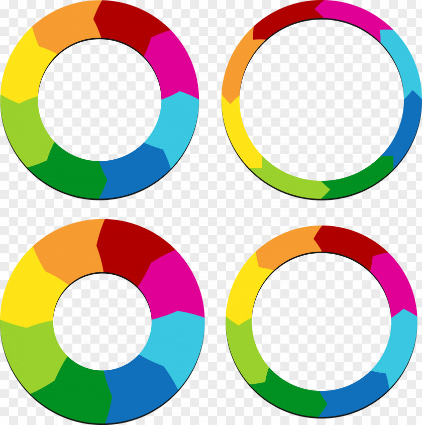 Color Ring Circle Arrow Illustration PNG