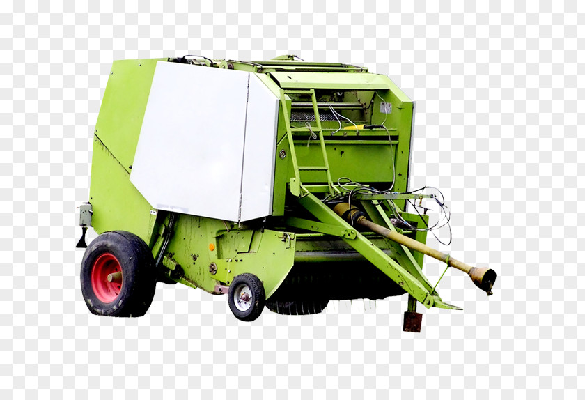 Green Rice Machine Income Agricultural Machinery Agriculture Farm Baler PNG