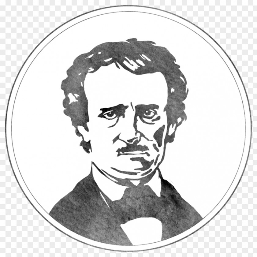 Painting Edgar Allan Poe Stories Drawing Portrait PNG