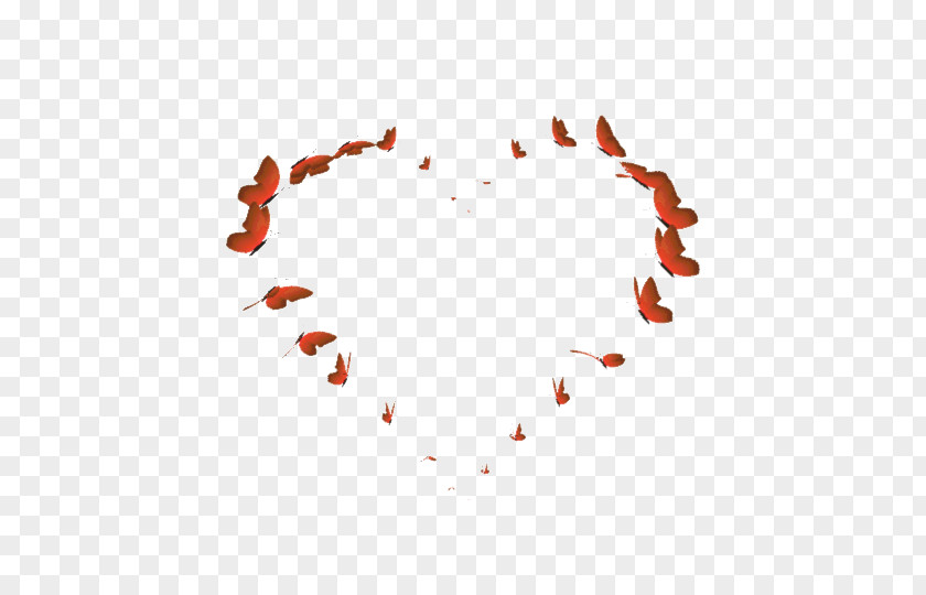 Red Butterfly Heart Tenor Giphy Gfycat PNG