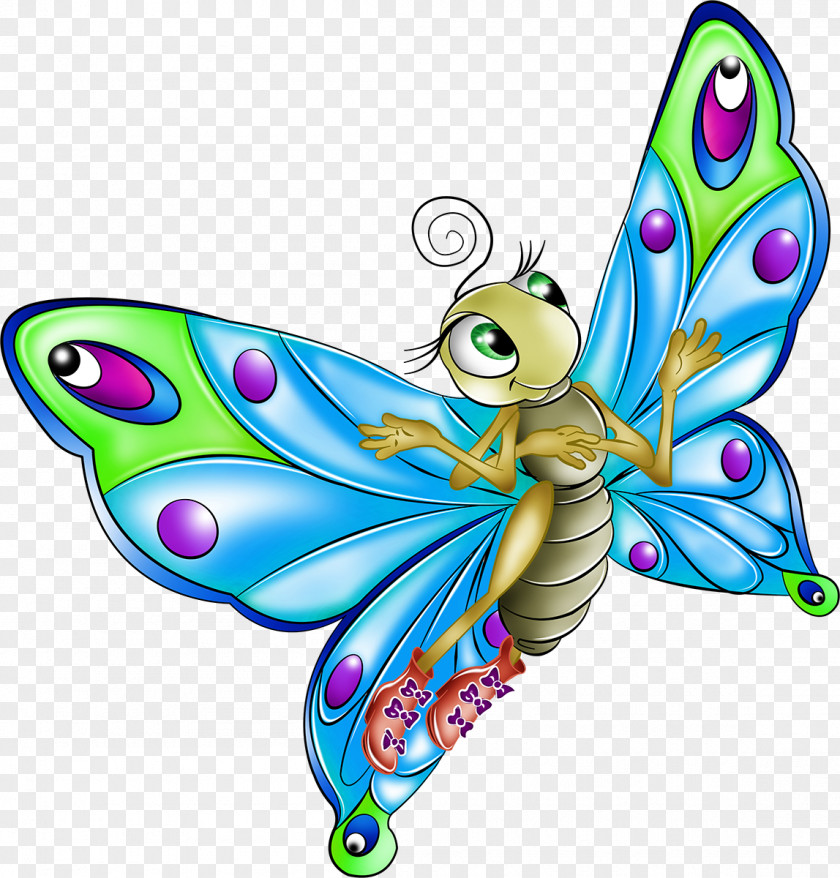 Butterfly Cartoon Clip Art PNG