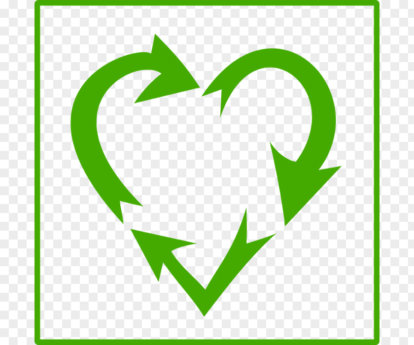 Free Recycling Images Symbol Heart Clip Art PNG