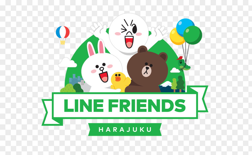 Line Friends Store Harajuku Battery Charger PNG