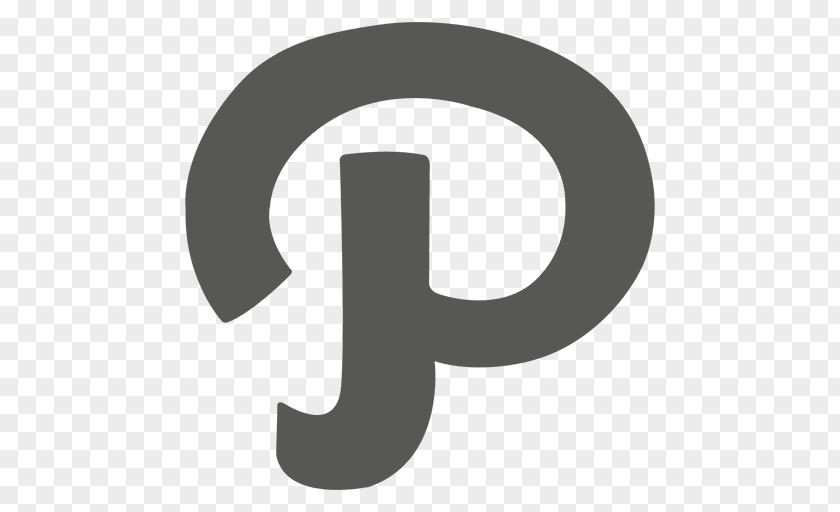 P Logo Path PNG