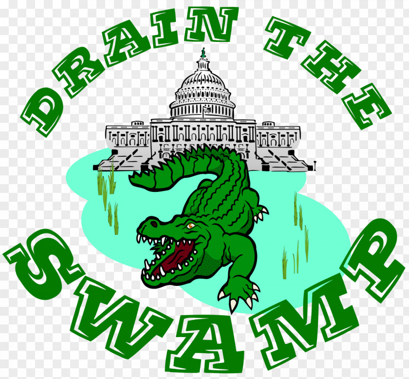 Swamp Washington, D.C. Drain The Republican Party Clip Art PNG