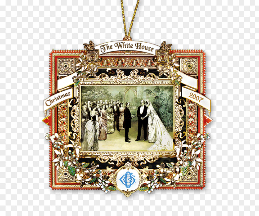 White House Historical Association Christmas Ornament President Of The United States PNG