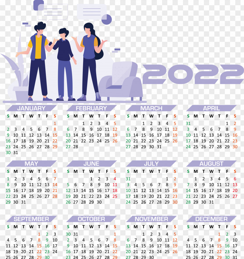 2022 Calendar Year 2022 Calendar Yearly 2022 Calendar PNG