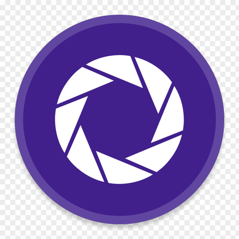 Aperture Purple Symbol PNG