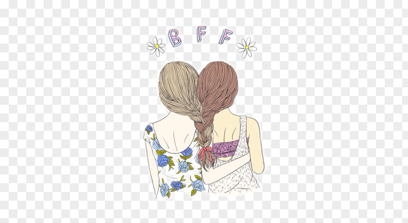 Girlfriends Illustration PNG illustration clipart PNG