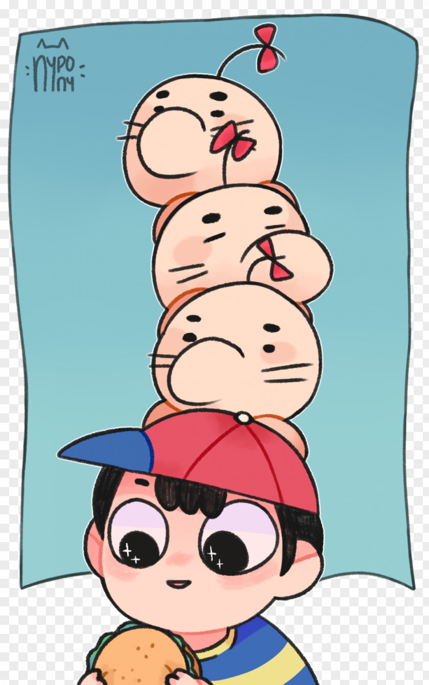 Hey EarthBound Video Game Ness Mother PNG