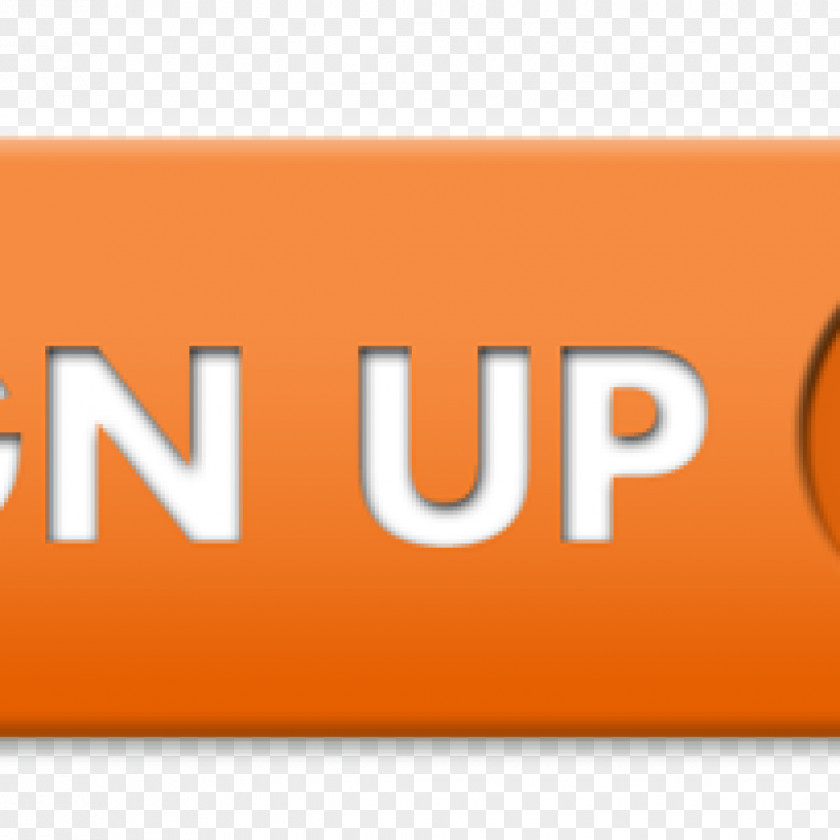Sign Up Button Logo Brand Font PNG