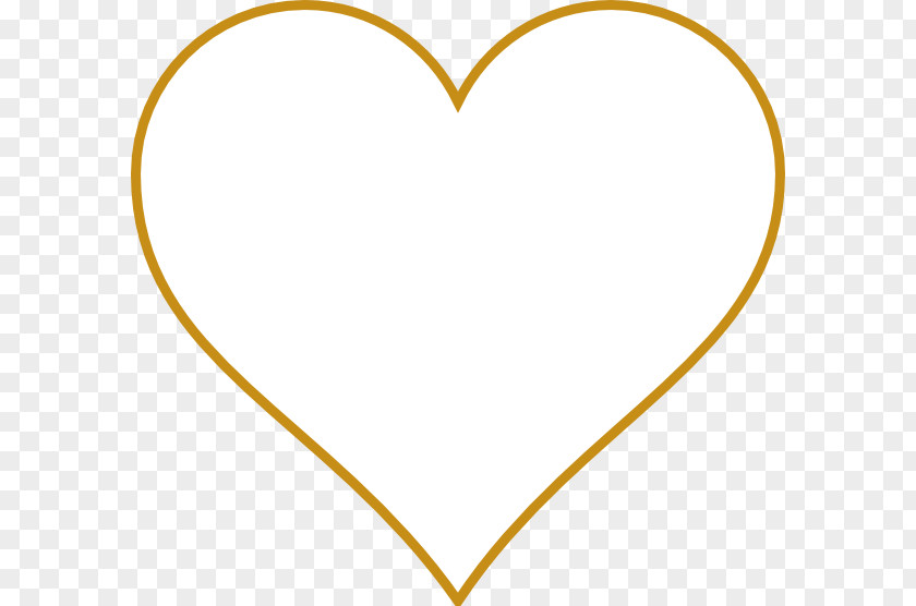 Gold Heart Clipart Clip Art PNG