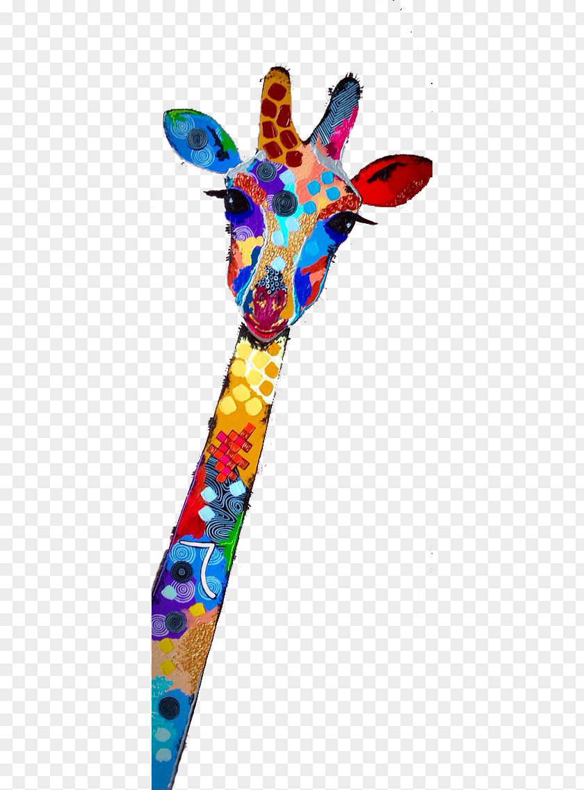 Watercolor Giraffe Northern Painting Illustration PNG