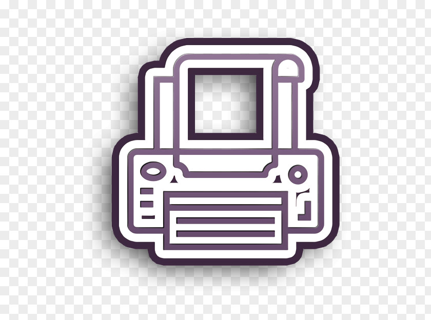 Cartoonist Icon Printer Print PNG