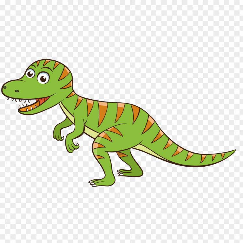 Cute Cartoon Tyrannosaurus Rex Dinosaur PNG