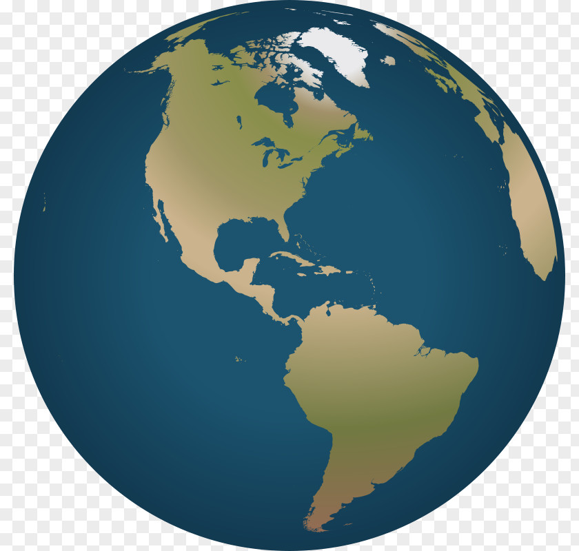 Blue Cartoon Earth Globe World Clip Art PNG