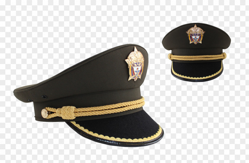 Cap National Police Of Colombia Army Officer Kepi PNG
