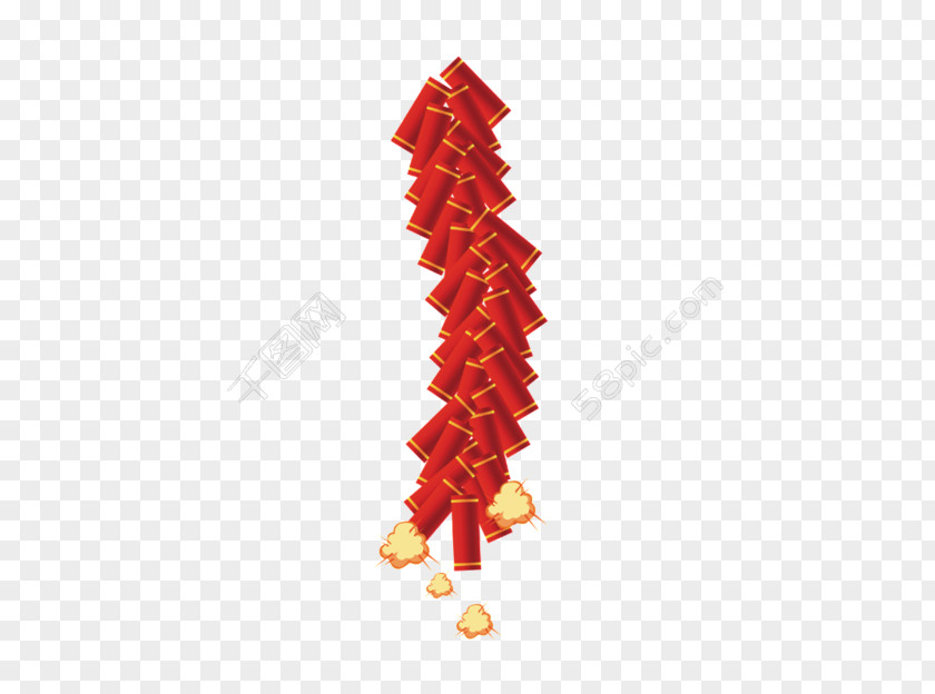 Chinese New Year Firecracker PNG