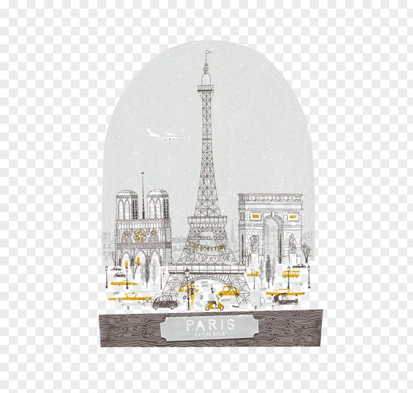 Drawing Spire Eiffel Tower PNG