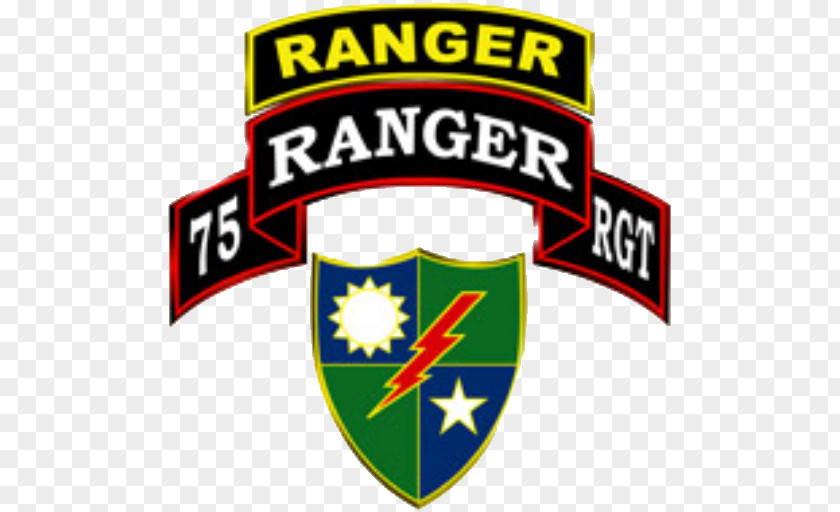 Military 75th Ranger Regiment United States Army Rangers 1st Battalion Tab PNG