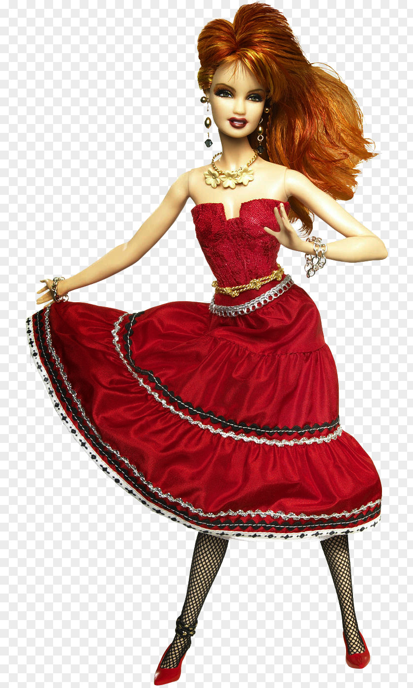 Barbie Cyndi Lauper Spain Doll Teresa PNG