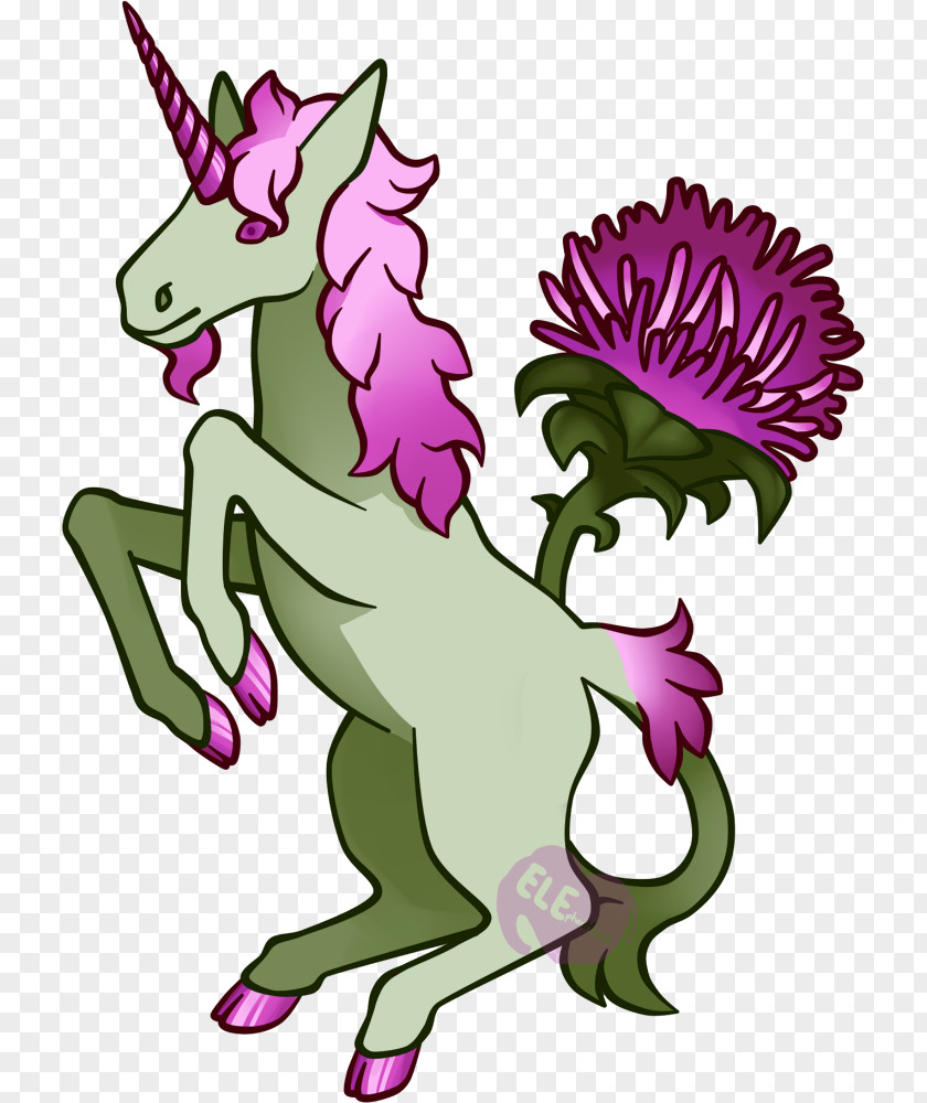 Horse Flower Cartoon Clip Art PNG