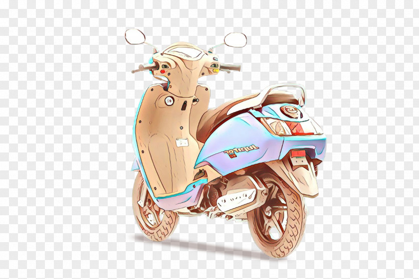 Moped Car Cartoon PNG