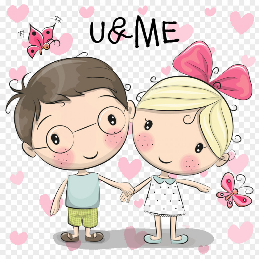 Cartoon Couple PNG couple clipart PNG