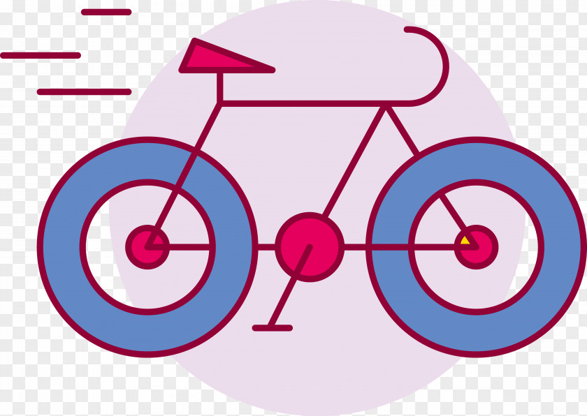 Cute Cartoon Bike Euclidean Vector Bicycle PNG