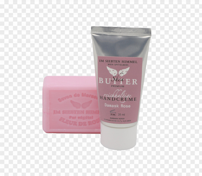 Damask Rose Cream Lotion Lip Balm Im Siebten Himmel Cosmetics PNG