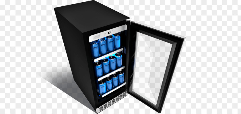 Double Wall Beverage Server Danby Center DBC Refrigerator Home Appliance Silhouette Bottle Wine Cooler PNG