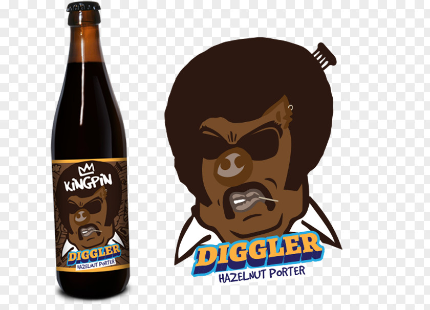 Beer Bottle Porter India Pale Ale Browar Kingpin PNG