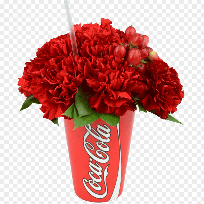 Coke Floristry Cut Flowers Flower Bouquet Rose PNG