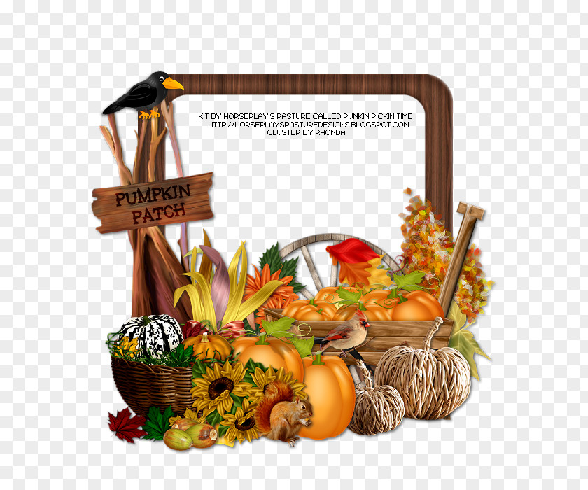 Pumpkin Patch Food Gift Baskets Hamper Thanksgiving Day PNG