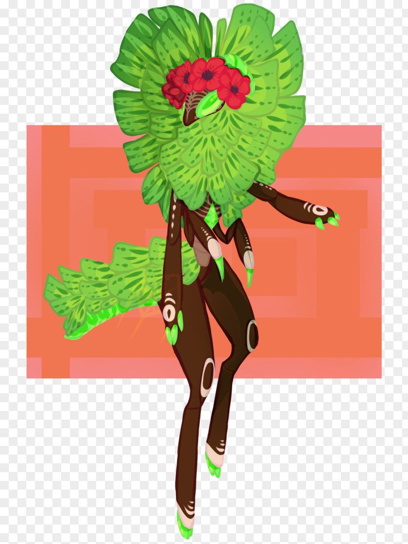 True Colors Poppy And Branch Illustration Graphics Flowering Plant Tree Character PNG
