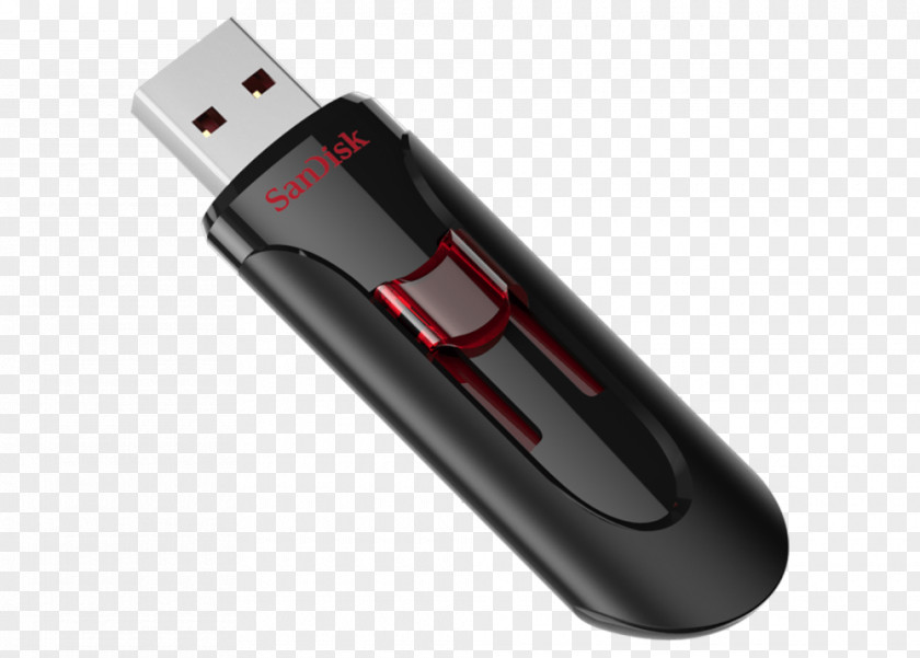 USB SanDisk Cruzer Glide Flash Drives Enterprise Fit Computer Data Storage PNG