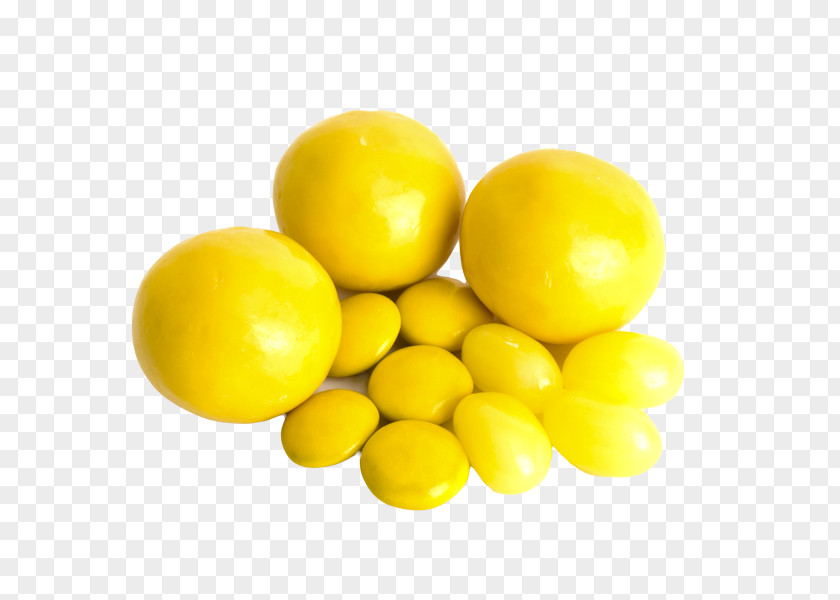 YELLOW Candy Apple Cane Lemon Drop Cotton Yellow PNG