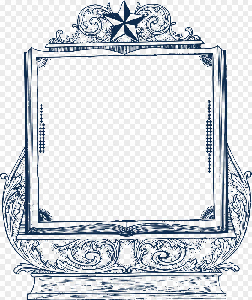 Book Picture Frames Borders And Clip Art PNG