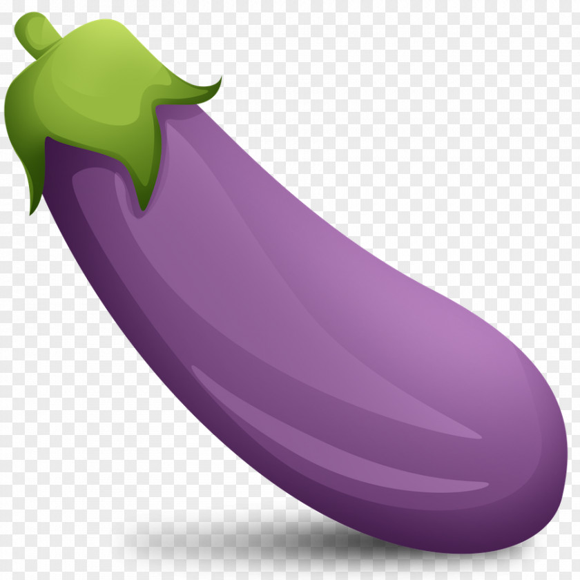 Eggplant Baba Ghanoush Emoji Sticker Telegram PNG