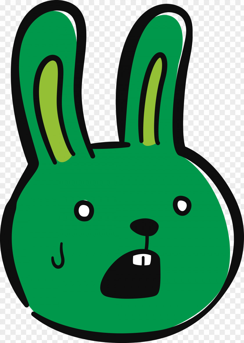 Green Snout Rabbit Meter PNG