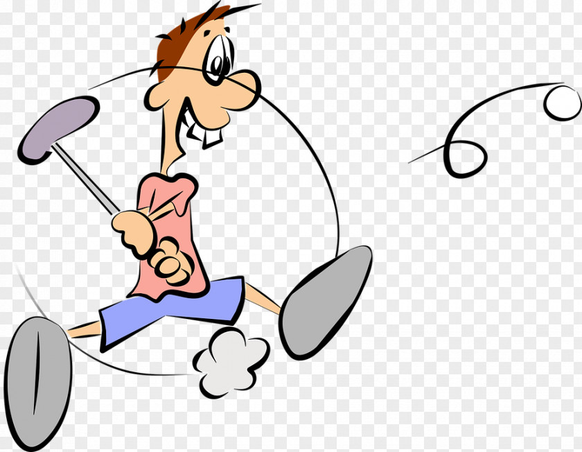 Play Golf Golfer Cartoon Clip Art PNG