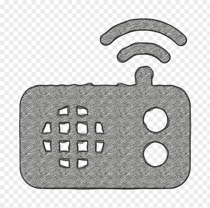 Radio Alarm Icon Material Devices Beeper PNG