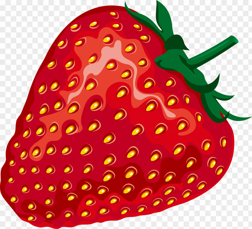 Red Strawberry Fruit Elements Aedmaasikas PNG