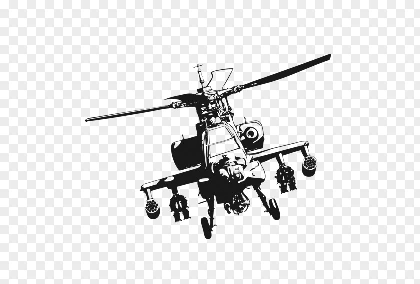 Helicopter Boeing AH-64 Apache Clip Art PNG